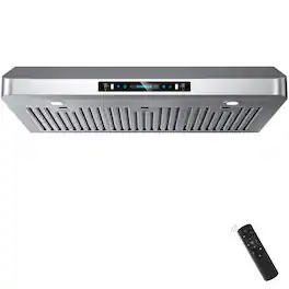 ZJKLA - 36 inches - Externally Vented - Under cabinet Range Hood - Stainless Steel