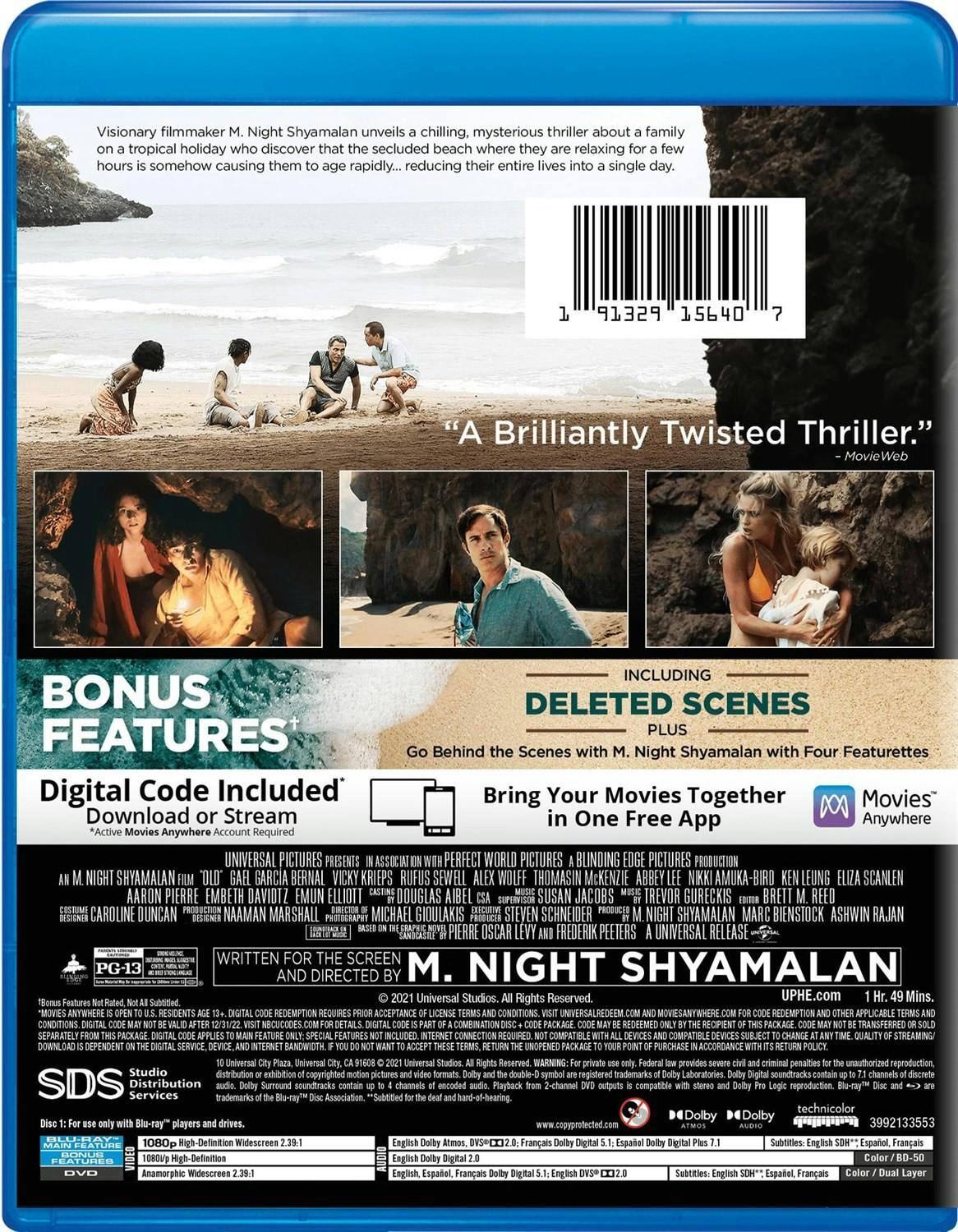 Back. Old (with DVD) [Blu-ray].