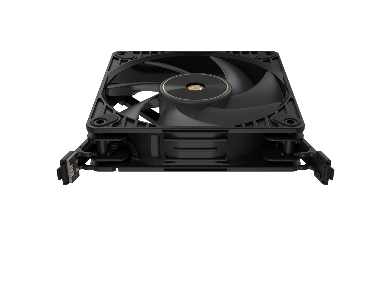 Alt View 9. ASUS - ASUS ProArt PF120 120mm PWM Fan, 3000RPM, High Airflow/Static Pressure, Daisy-Chain Design - Black.