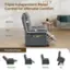 Triple Independent Motor Control for Ultimate Comfort:

* Backrest
* Seat
* Footrest

4 Functional Modes:

* Reclined
* TV
* Sitting
* Up
