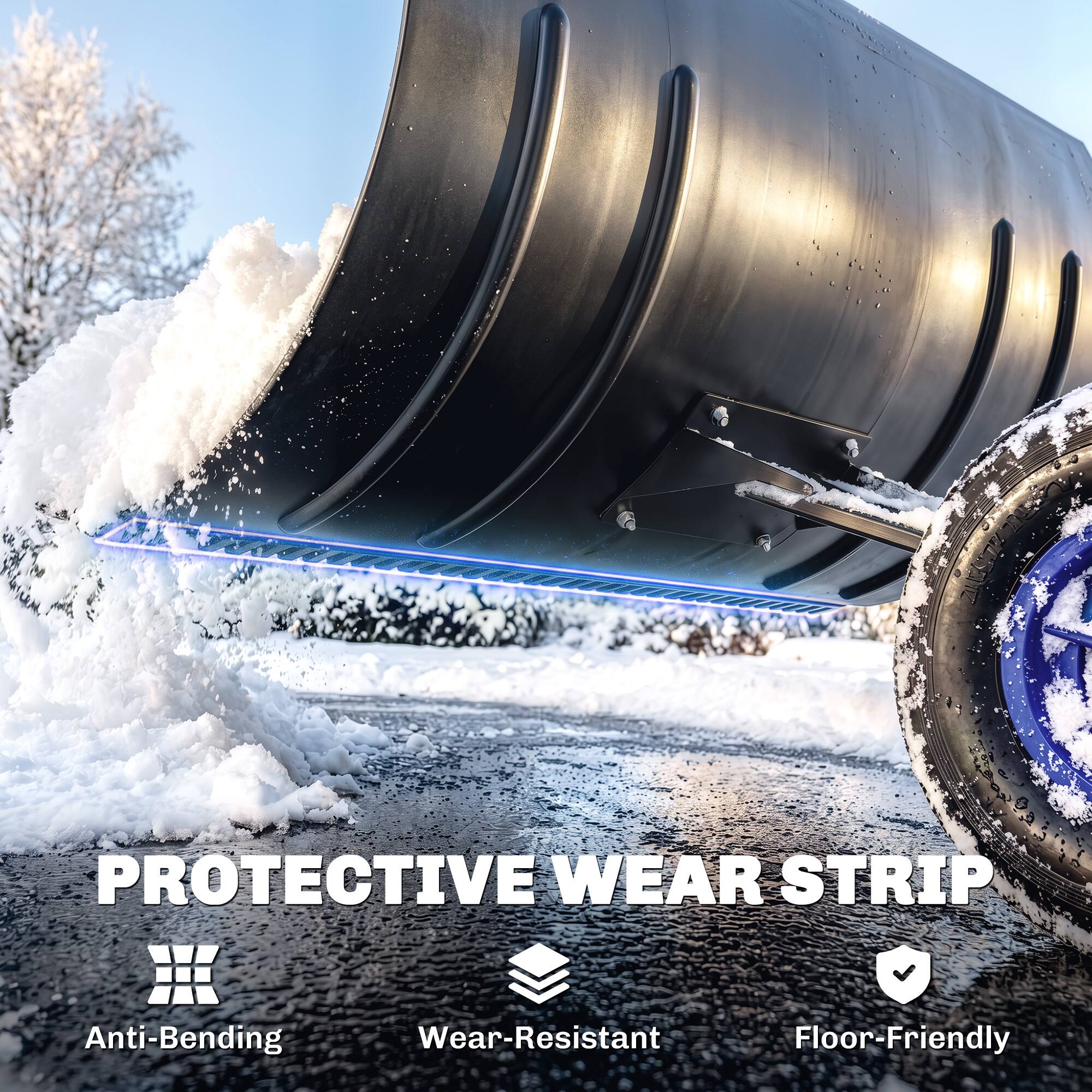 PROTECTIVE WEAR STRIP  
Anti-Bending  
Wear-Resistant  
Floor-Friendly