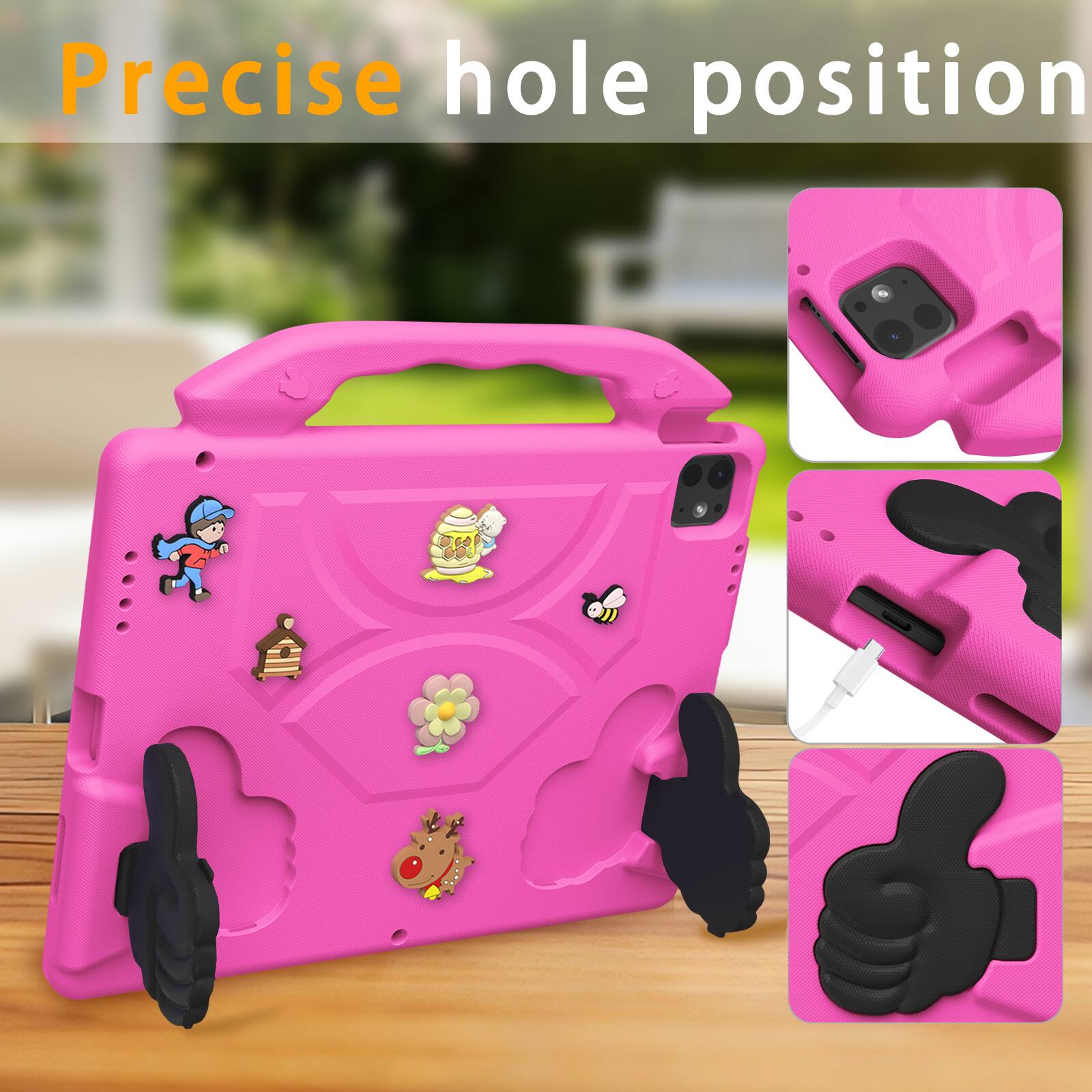 Precise hole position