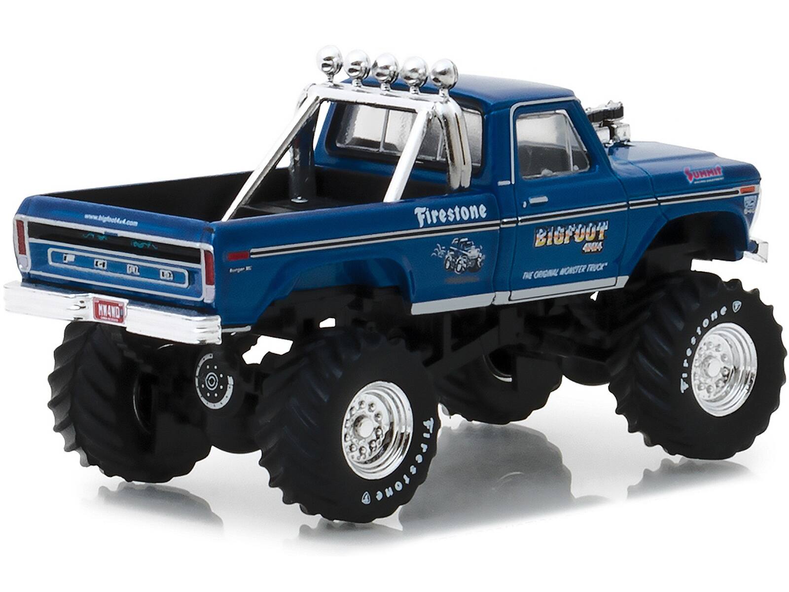 www.bigfoot4.com

PGD

DO 1 MMAND

Firestone BIOFOOT

BOASTER TeUoK ME ORIGNAL

Firestone SUHHIT WIPOOTOnE

BIGFOOT 4x4

THE ORIGINAL MONSTER TRUCK

Firestone

Firestone

HOT WHEELS