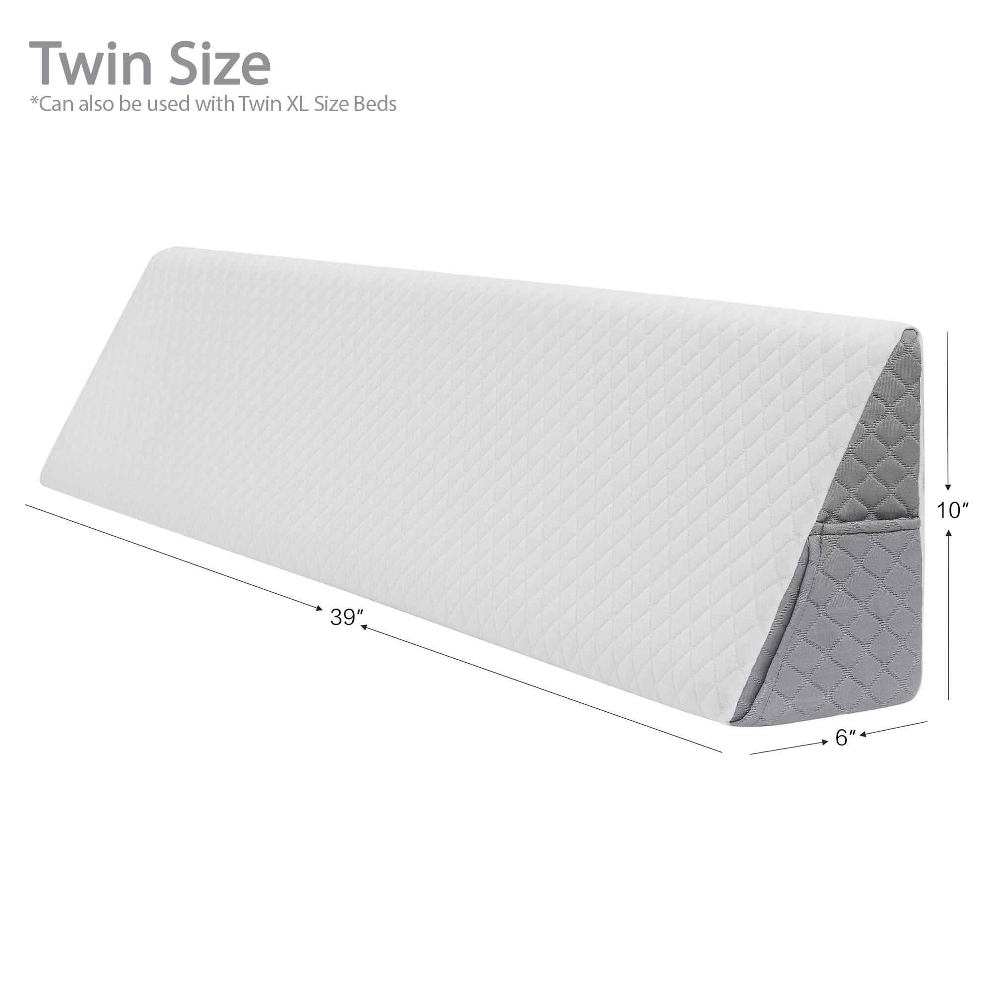 Twin Size  
*Can also be used with Twin XL Size Beds  

10"  
39"  
6"