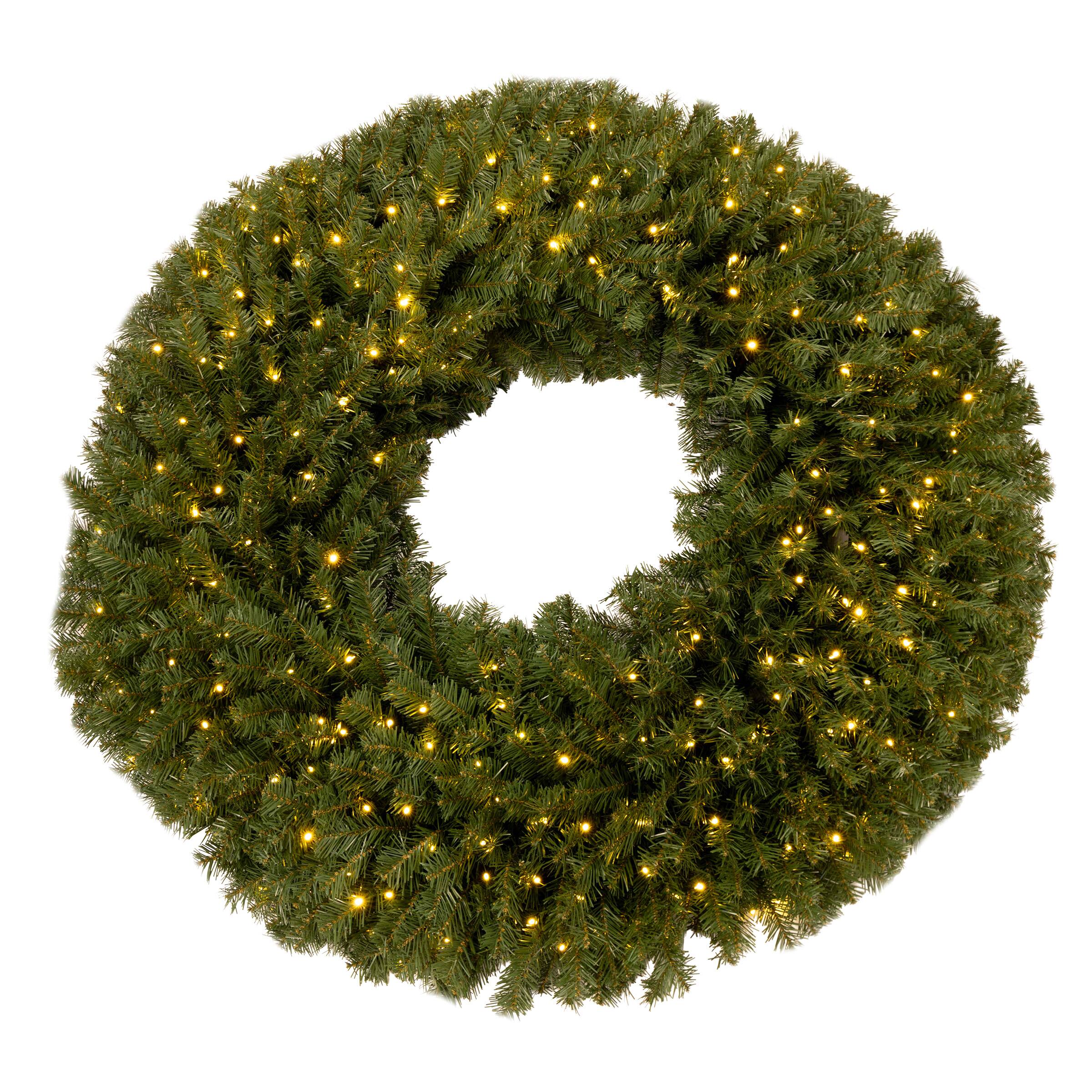 Angle. Elf Stor - Artificial Christmas wreath -60 in - Green.