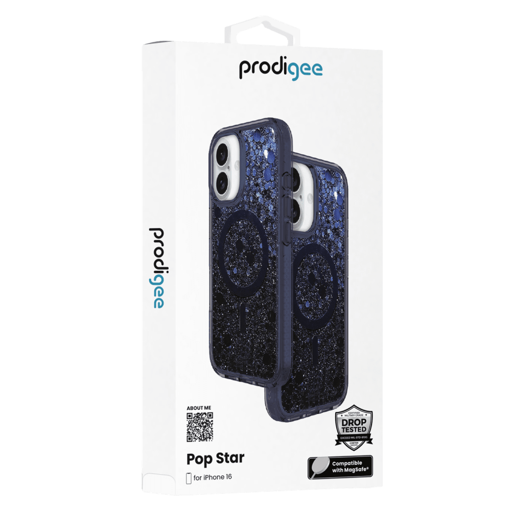 prodigee

ABOUT ME
are MUTARY GRADE DROP TESTED CACOSO 10 bas

Pop Star for iPhone 16
Compatible with MagSafe