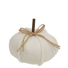 BreeBe - *Fleece Stuffed Pumpkin 4.75" - White