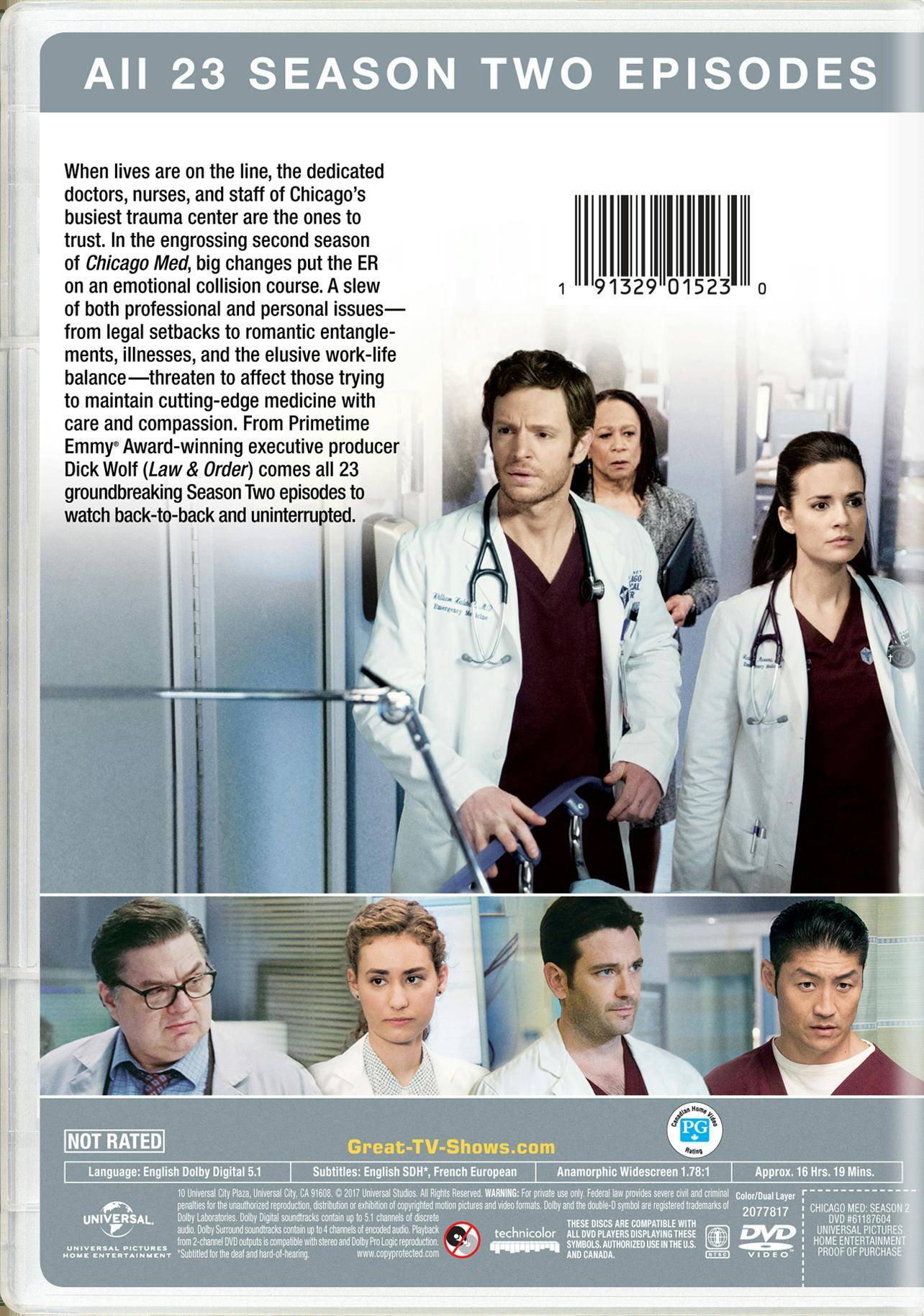 Back. Chicago Med: Season Two [DVD].
