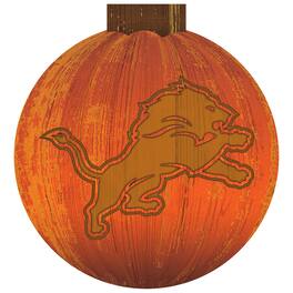 Fan Creations - Detroit Lions 12'' Pumpkin Sign - Orange
