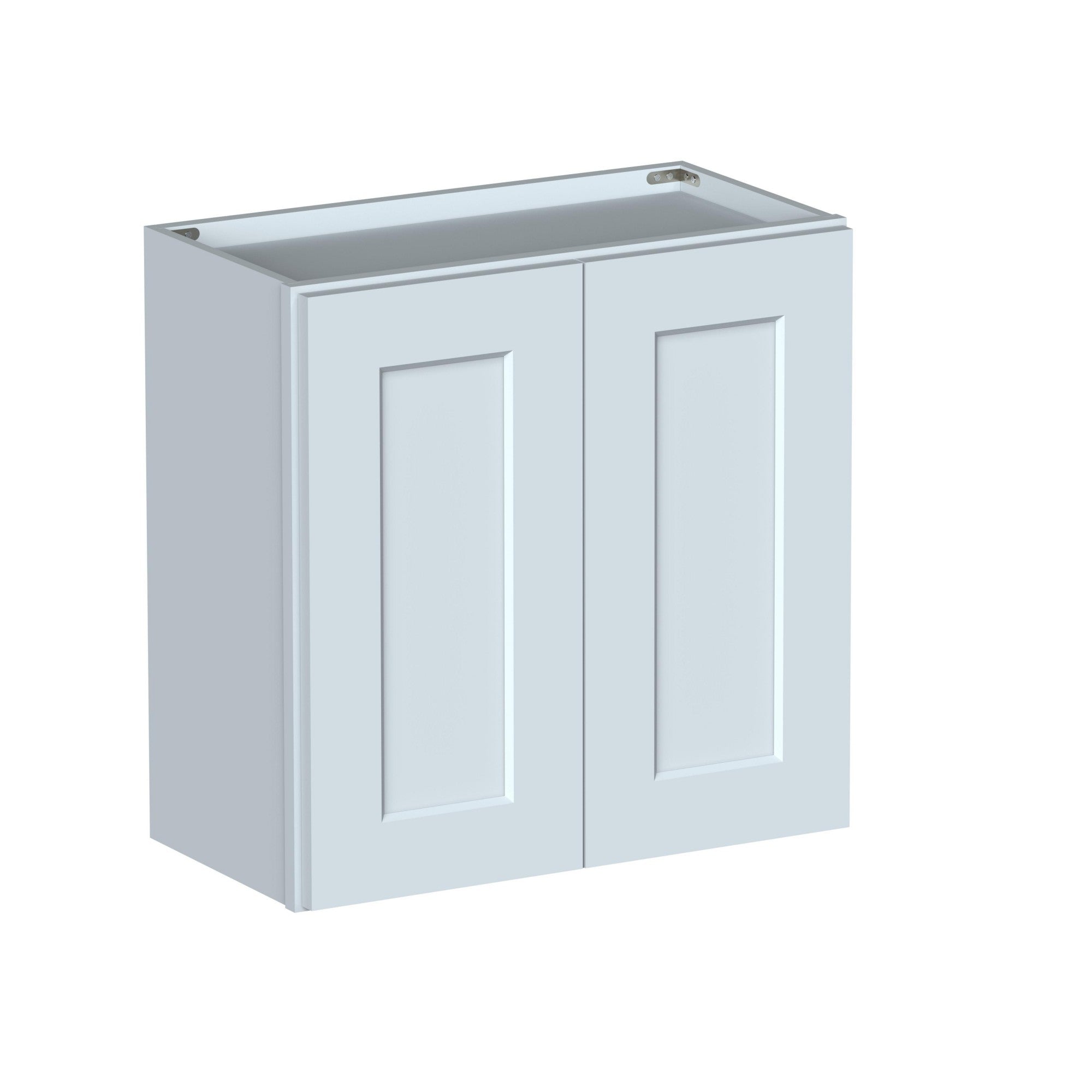 Alt View 1. Boyel Living - 24in.W x12in.D x24in.H WALL CABINET Fully assembled Cabinet With Two HDF Doors - Gray.
