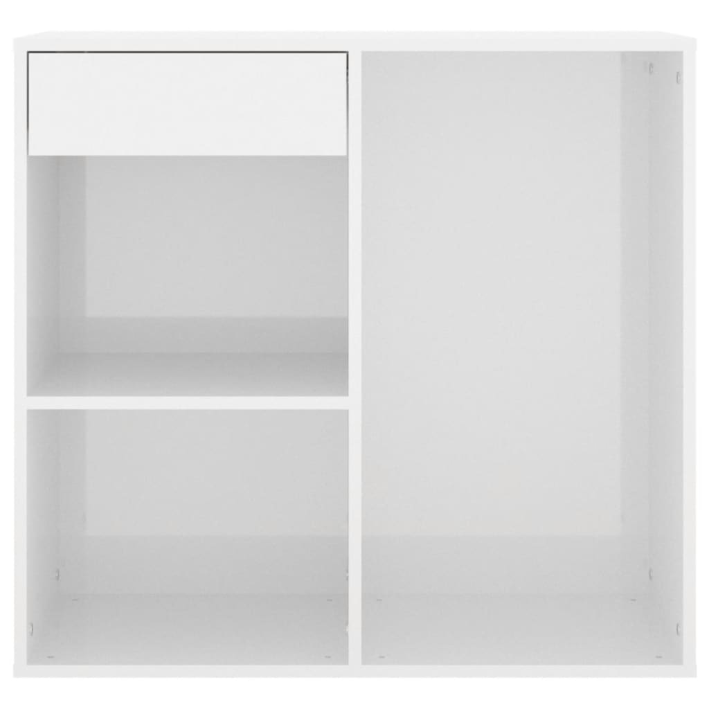 Alt View 3. Boyel Living - 31.5 in.W Modern High Gloss White Cosmetic Cabinet Engineered Wood - White.