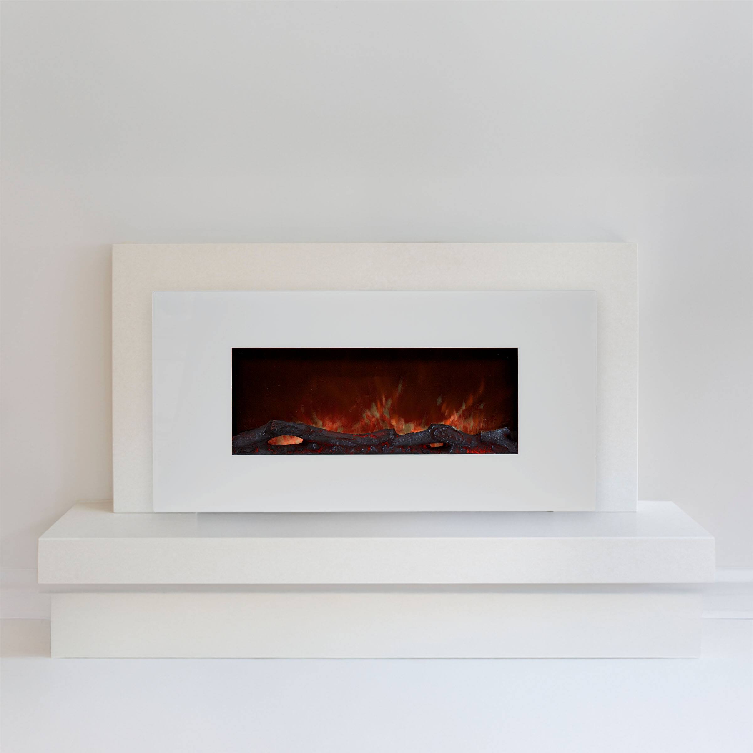 Angle. Northwest - 36-Inch Wall-Mounted Electric Fireplace.