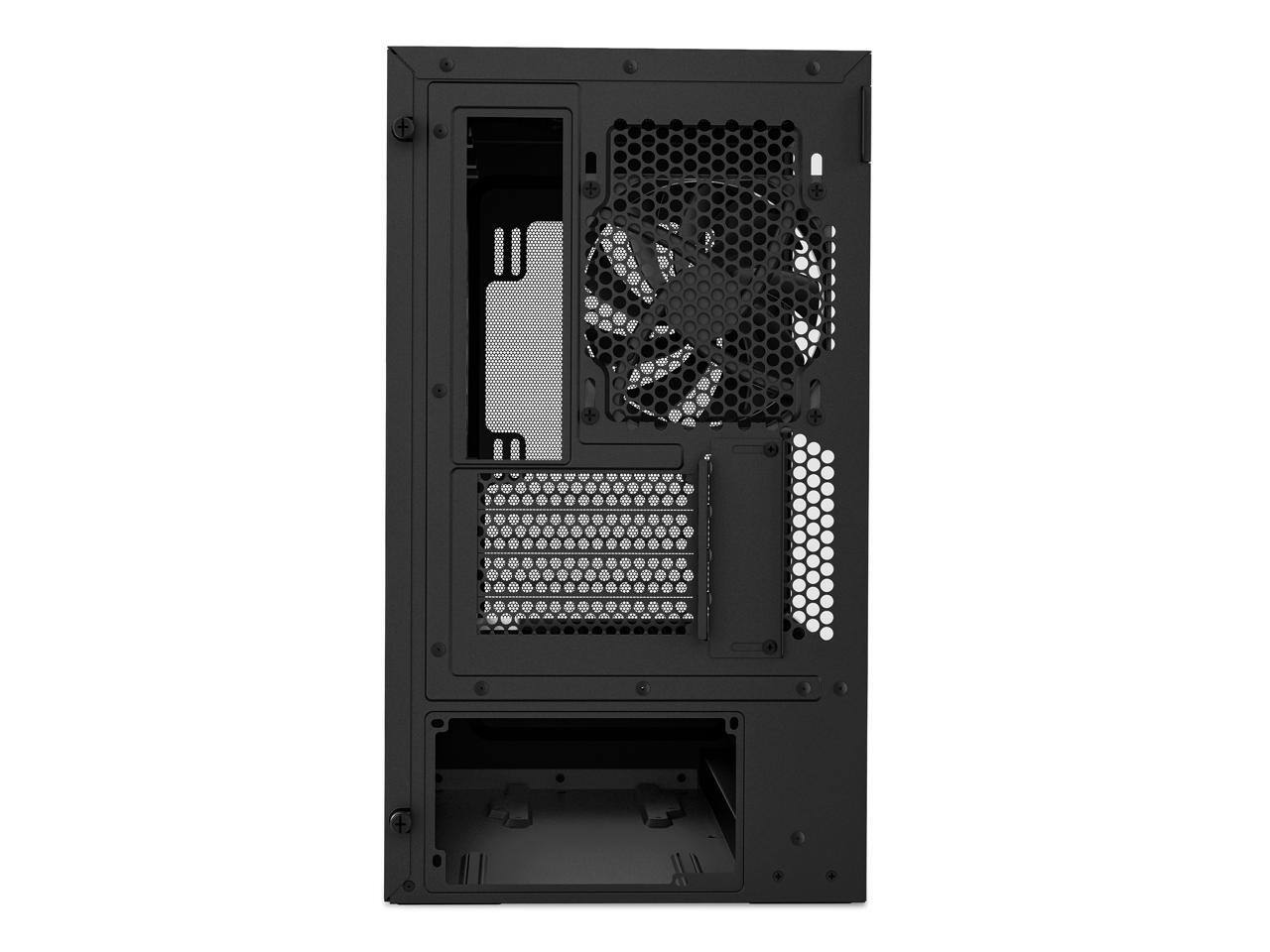Alt View 6. NZXT - NZXT CC-H31FB-01 Black tinted tempered glass Micro ATX Cases Case  (Computer Cases - ATX Form) - Black.
