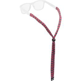 Chums - Original Standard Cotton Eyewear Retainer - Red & Grey Stripe - Red & Gray Stripe