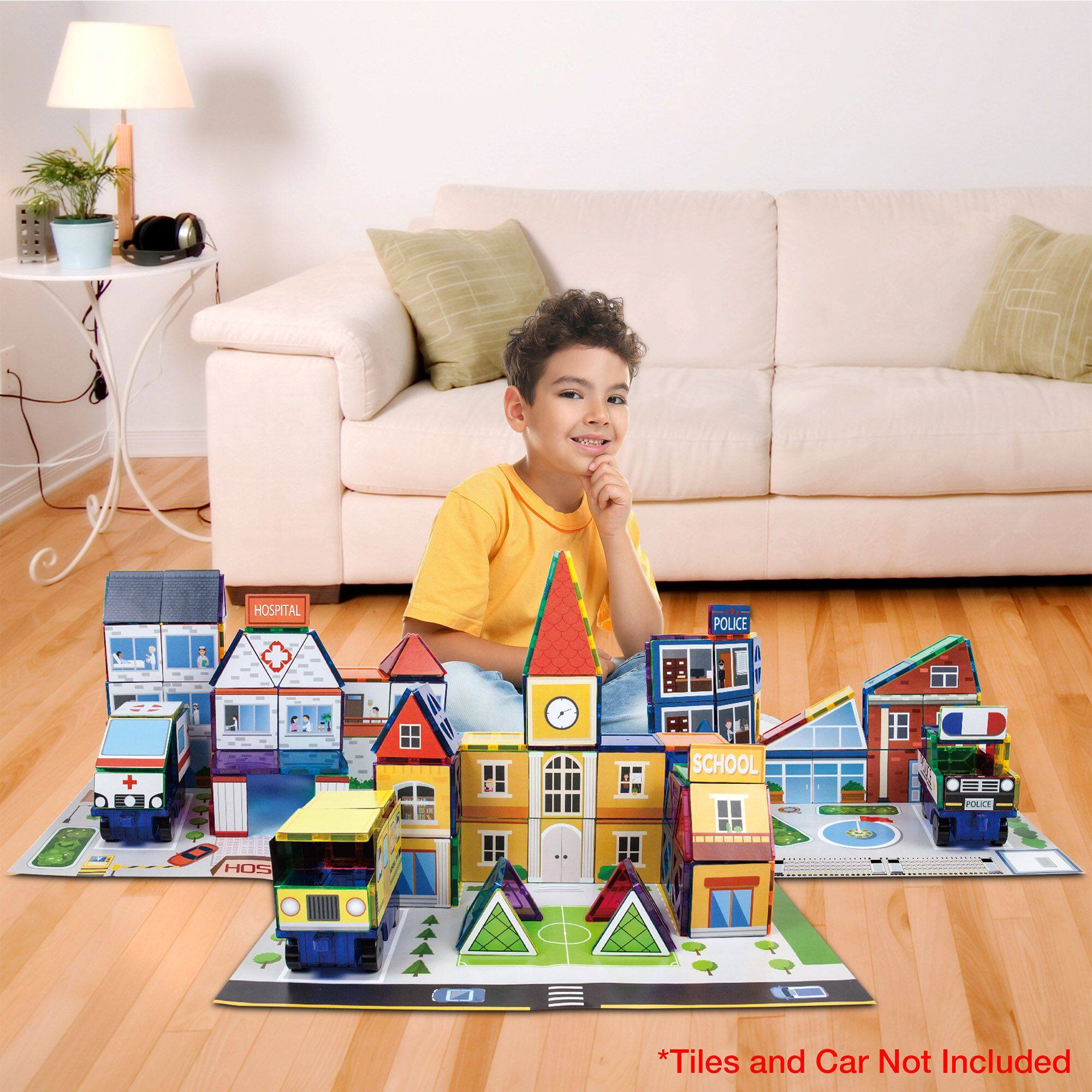 HOSPITAL POLICE + HOS SCHOOL POLICE  
*Tiles and Car Not Included