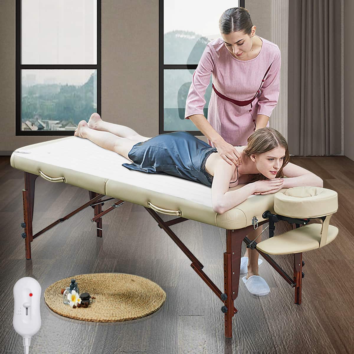 Costway Digital Massage Table Warmer Warming Pad White COST01389 Best Buy