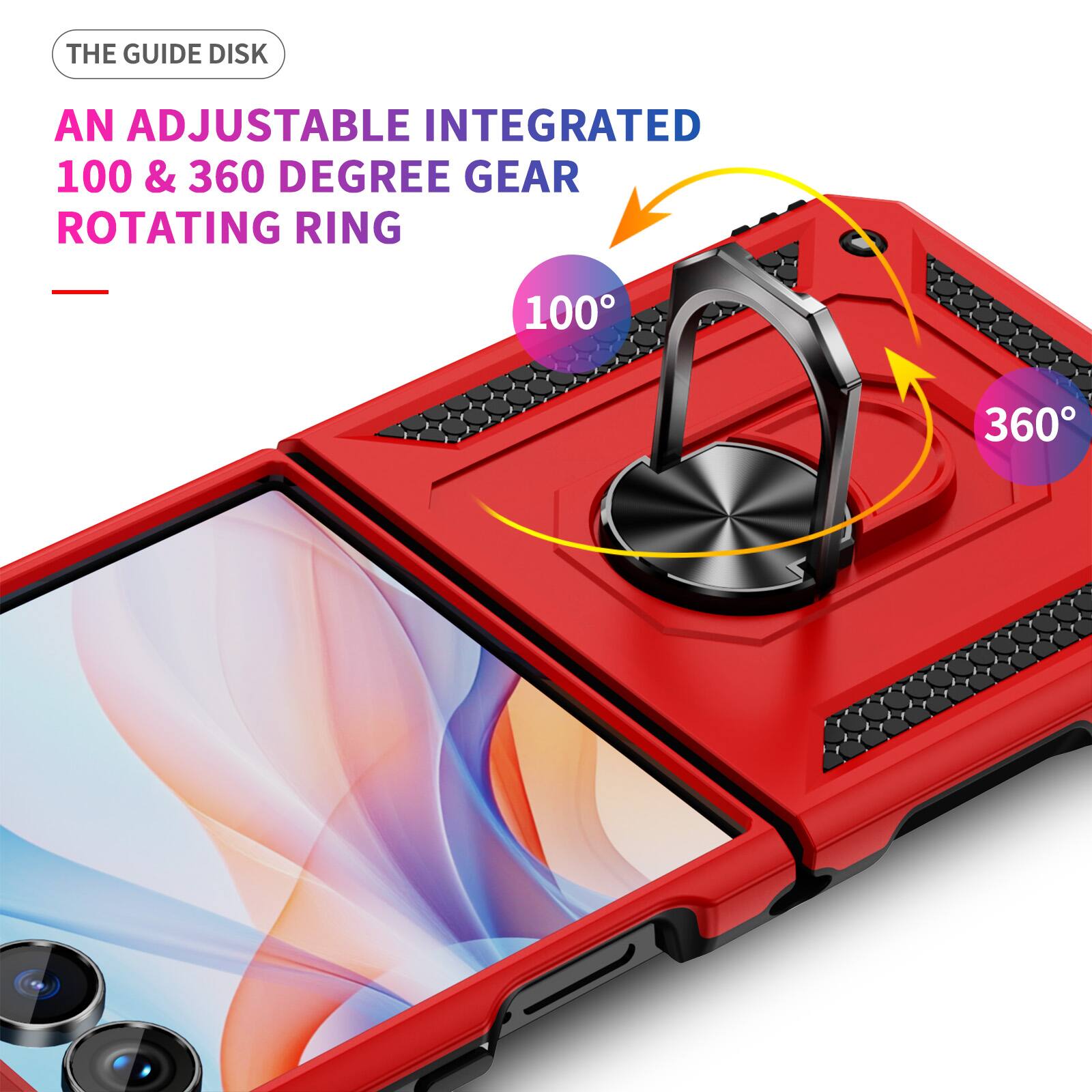 THE GUIDE DISK

AN ADJUSTABLE INTEGRATED 100 & 360 DEGREE GEAR ROTATING RING