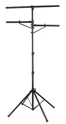 Gator Frameworks - Tree-Style Light Stand with Quad Leg Base - Single, Lightweight and Collapsible, for Smaller Stages, Venues, Events