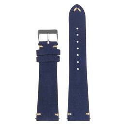 StrapsCo - Everyday Suede Watch Band Strap For Apple Watch - 40mm/41mm/42mm - Blue