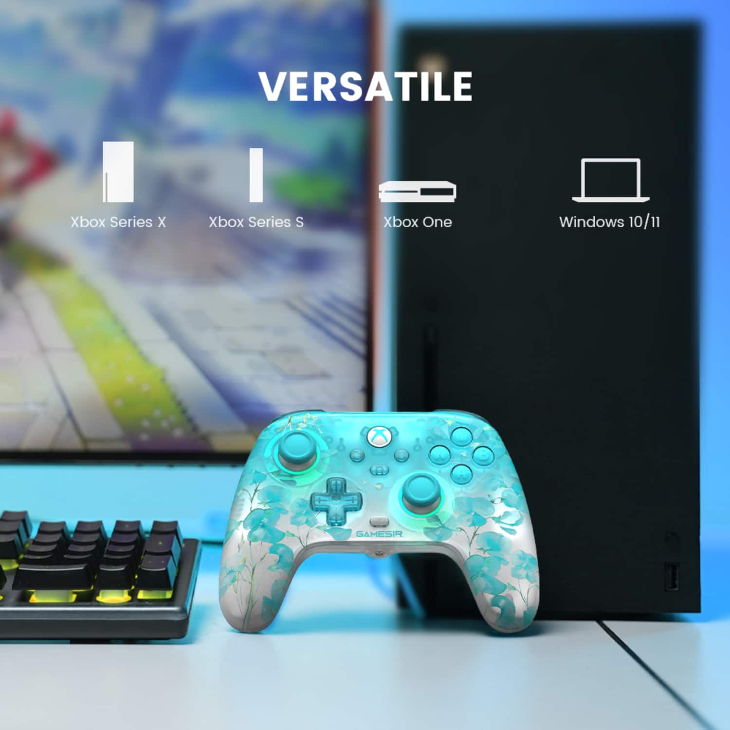 Versatile Xbox Series X, Xbox Series S, Xbox One, Windows 10/11.