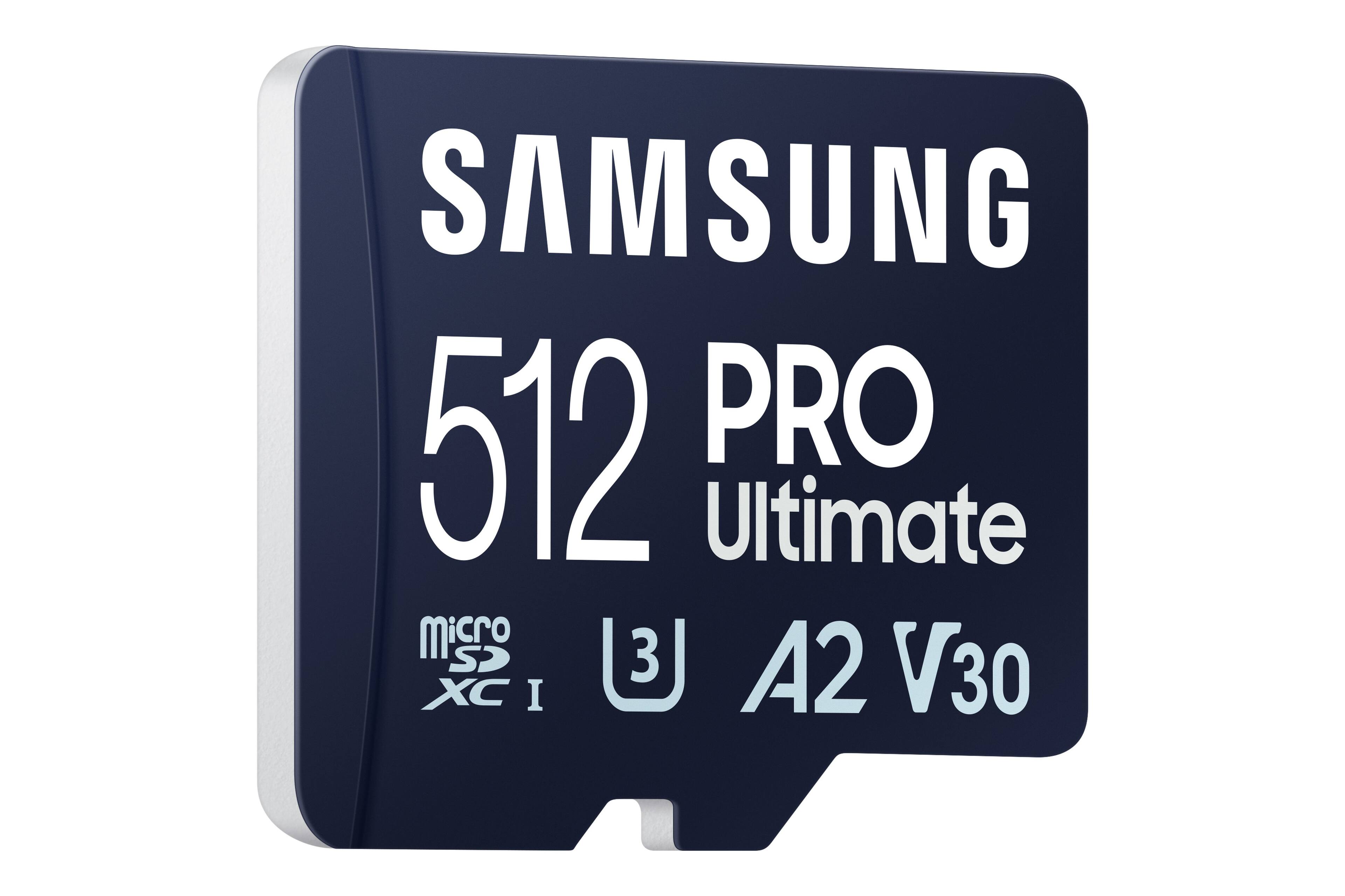 Alt View 12. Samsung - Pro Ultimate and Adapter 512GB microSDXC Memory Card.