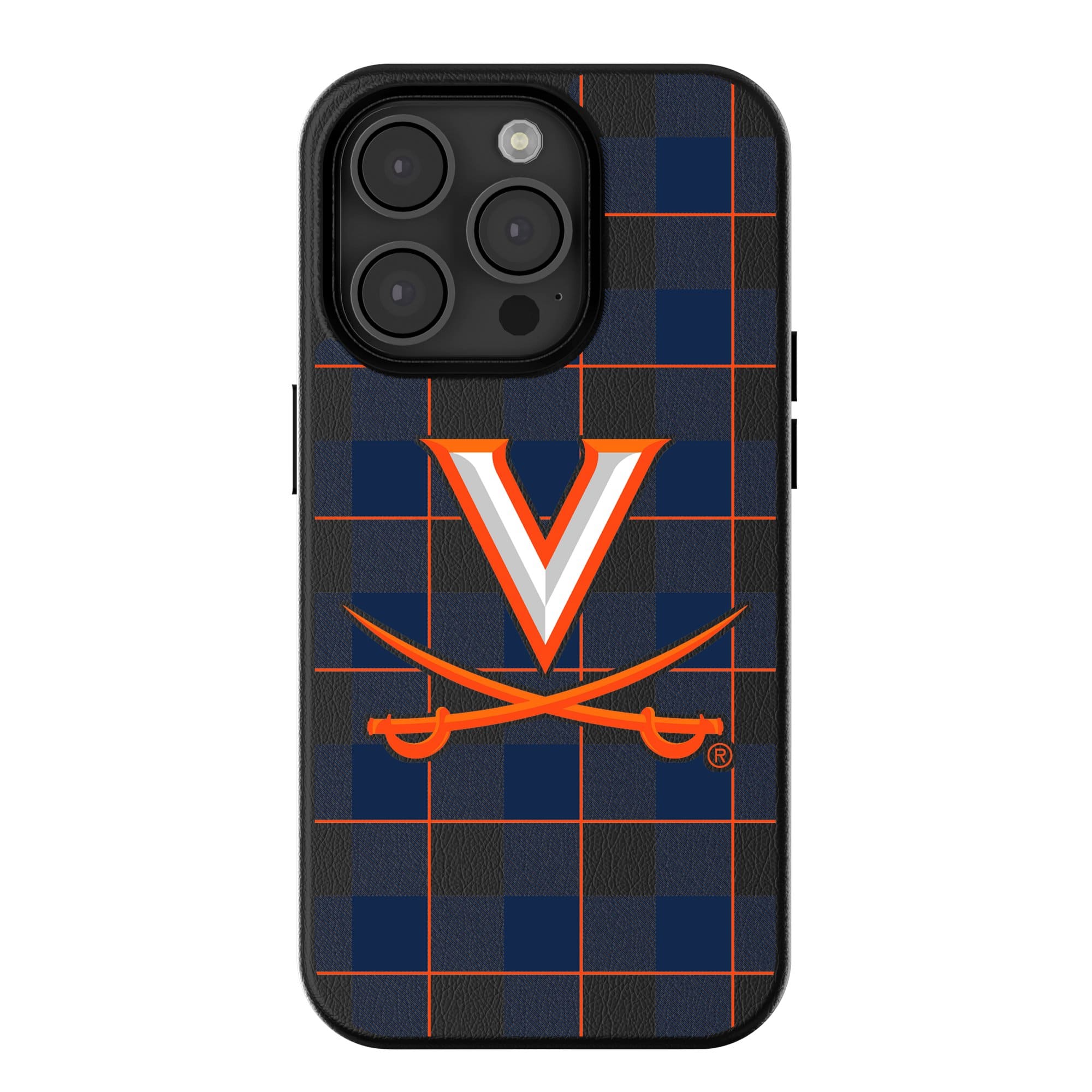Keyscaper - NCAA - Virginia Cavaliers Plaid Magnetic Bump iPhone Case - 15 Pro Max - Black price history on PriceWatchPro