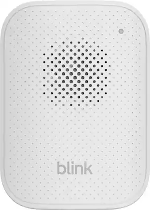 Front. Blink - Blink Chime — Real-time alerts you can hear anywhere in your home, easy plug-in setup, works with all Blink doorbells - White.