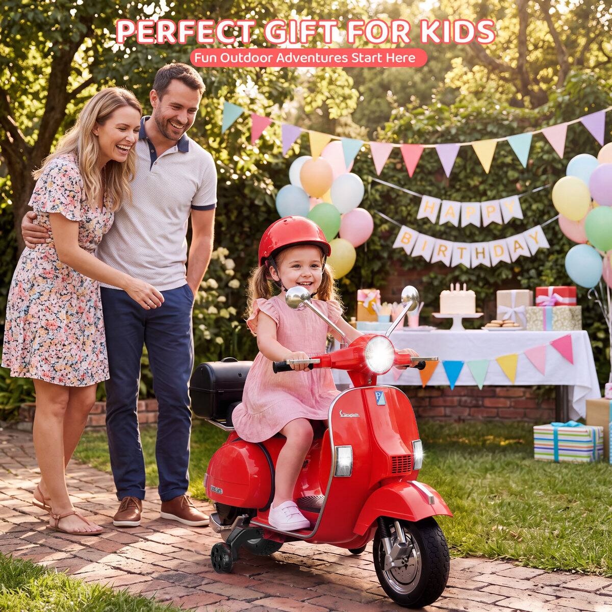 PERFECT GIFT FOR KIDS  
Fun Outdoor Adventures Start Here

HAPPY BIRTHDAY  
H P Vesena