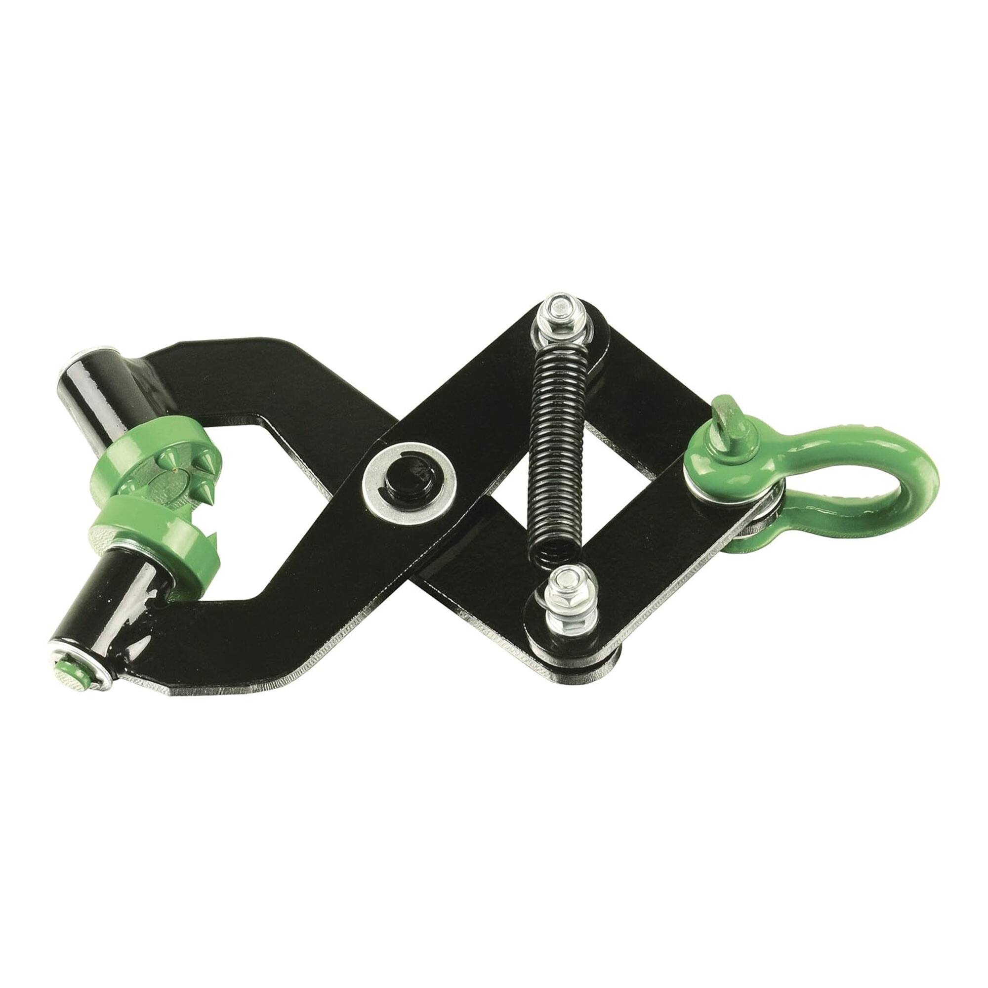 Front. Brush Grubber - Brush Grubber Single Person Steel Brush Grubber Mini Brush Up to 2 Inch Diameter - Green.