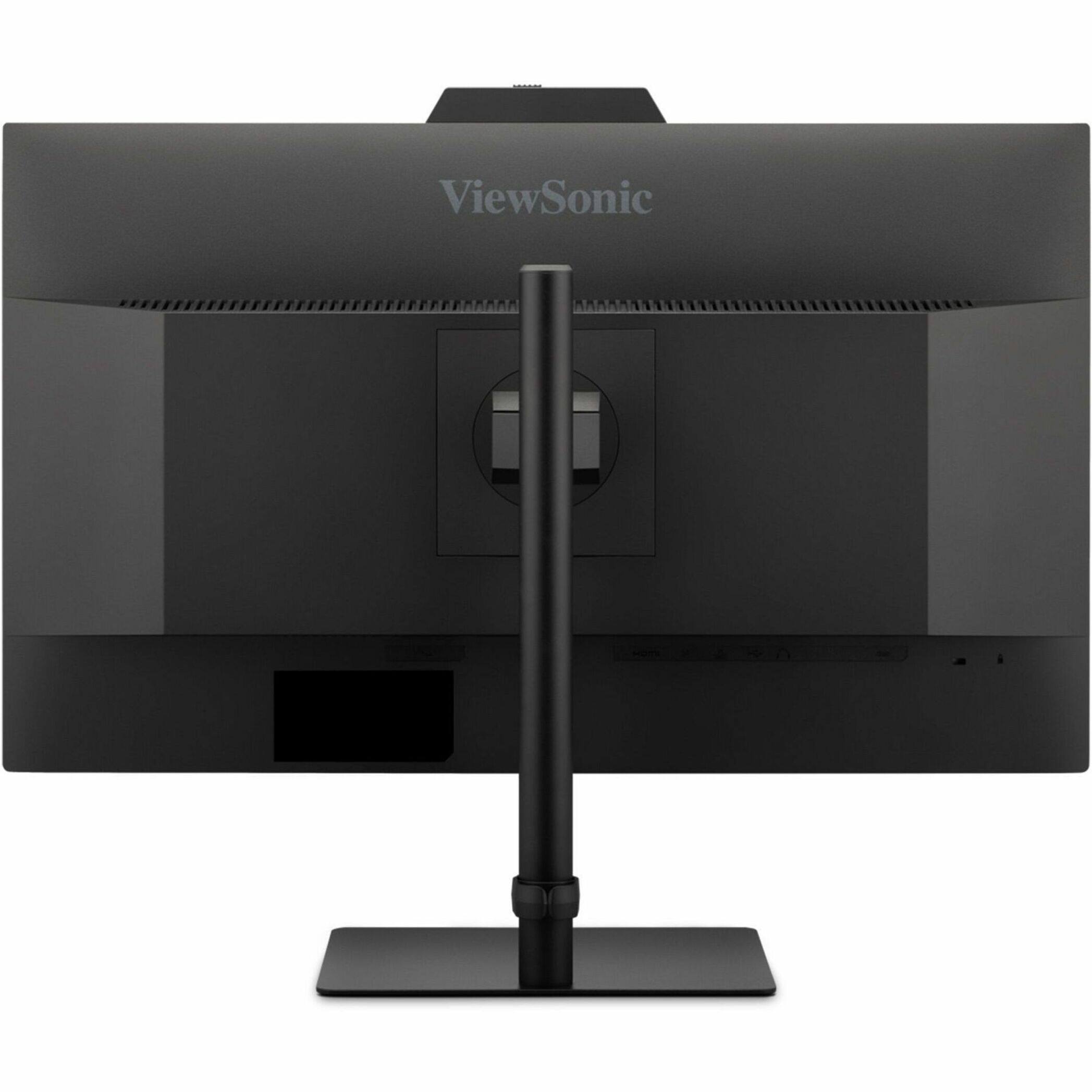 Alt View 11. ViewSonic - VG2741V 27" IPS FHD Video Conferencing Monitor with integrated Windows Hello Certified IR 5MP Webcam. (USB-C, HDMI, DP) - Black.
