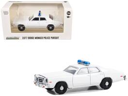 Greenlight - 1977-78 Dodge Monaco Police Pursuit with Light Bar "Hot Pursuit - Hobby Exclusive" Series 1/64 - White