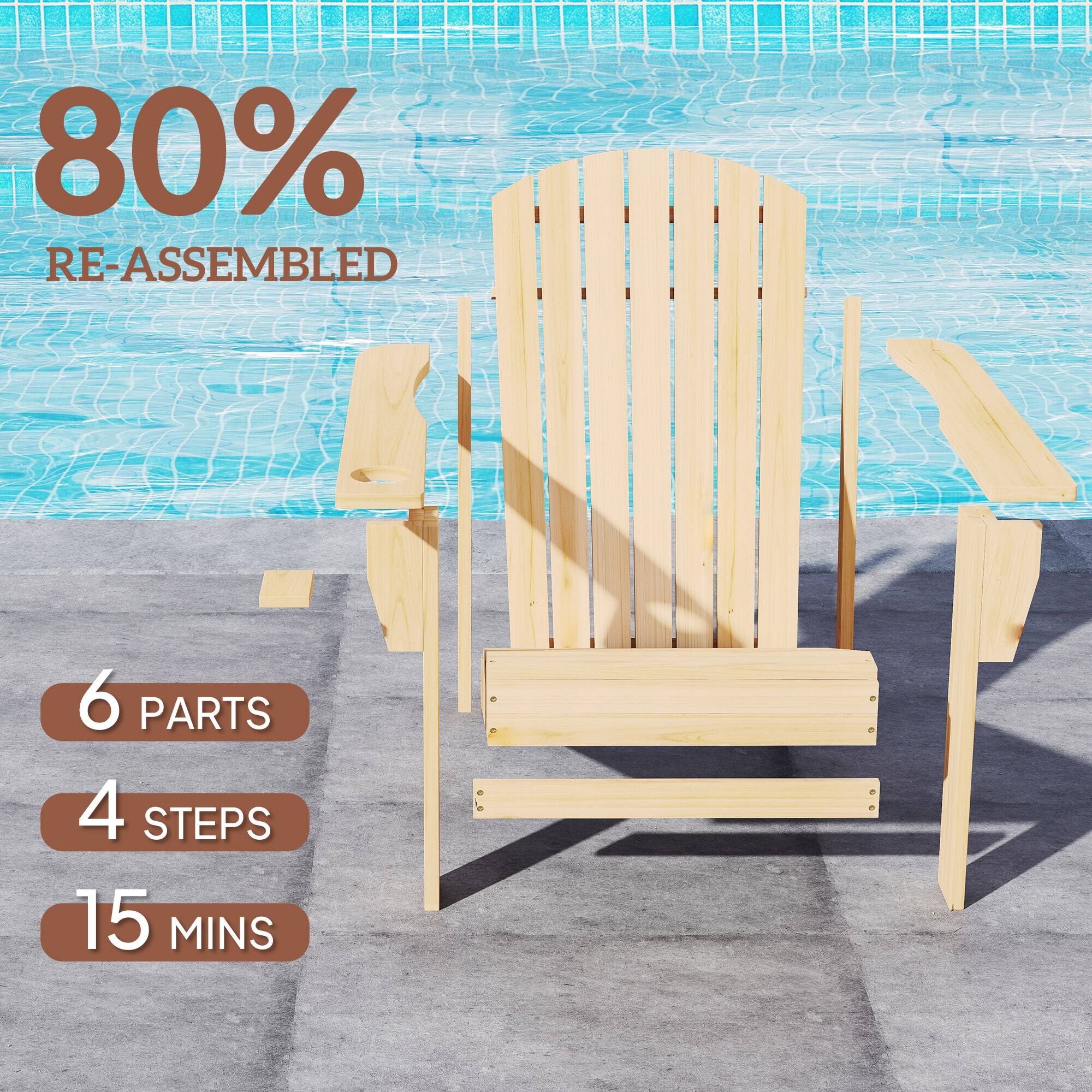 80% RE-ASSEMBLED  
6 PARTS  
4 STEPS  
15 MINS