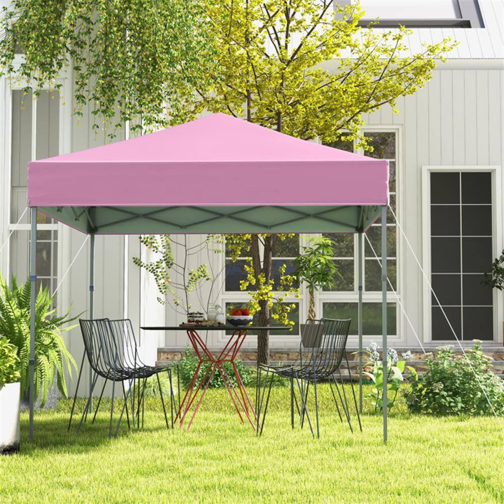 Angle. Kadyn - Canopy, Outdoor Canopy Tent,6.6 x 6.6 Feet Outdoor Pop-up Canopy Tent with UPF 50+ Sun Protection-Pink.