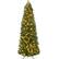 Front. Best Choice Products - Best Choice Products 7.5ft Pre-Lit Artificial Scotch Pine Pencil Christmas Tree w/ 300 LED Lights, Metal Stand - Green.