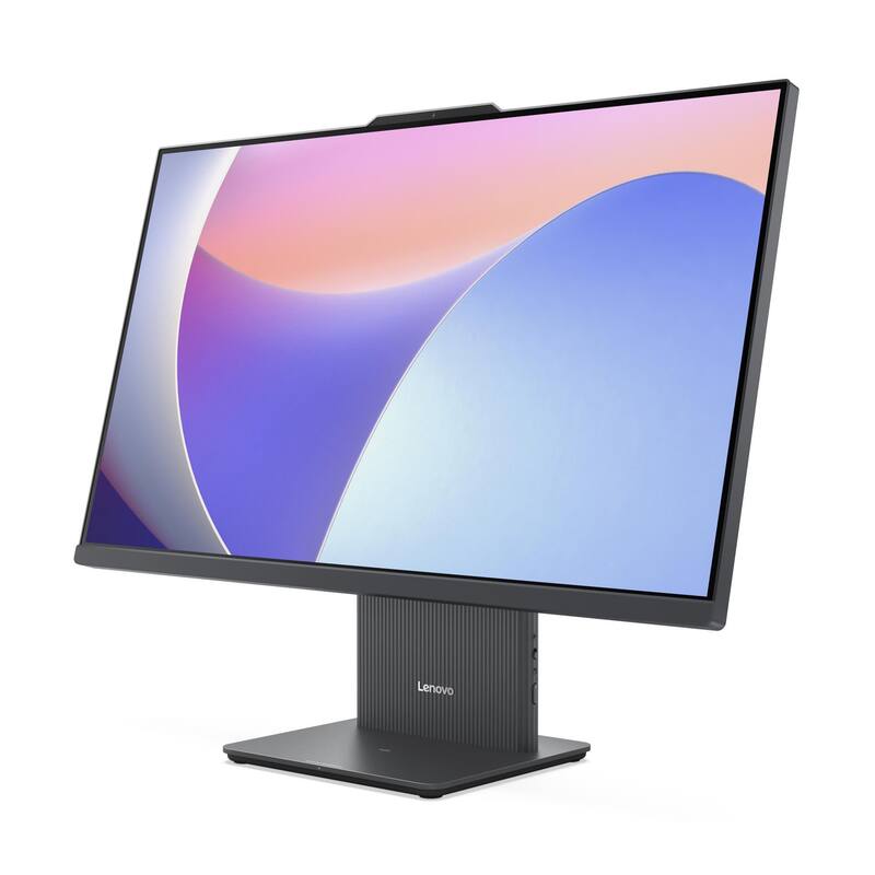 Alt View 4. Lenovo - Lenovo IdeaCentre 27" FHD Touchscreen All-in-One Desktop,Intel i7-13620H,64GB DDR5,2TB SSD,Win 11,Gray - Gray.