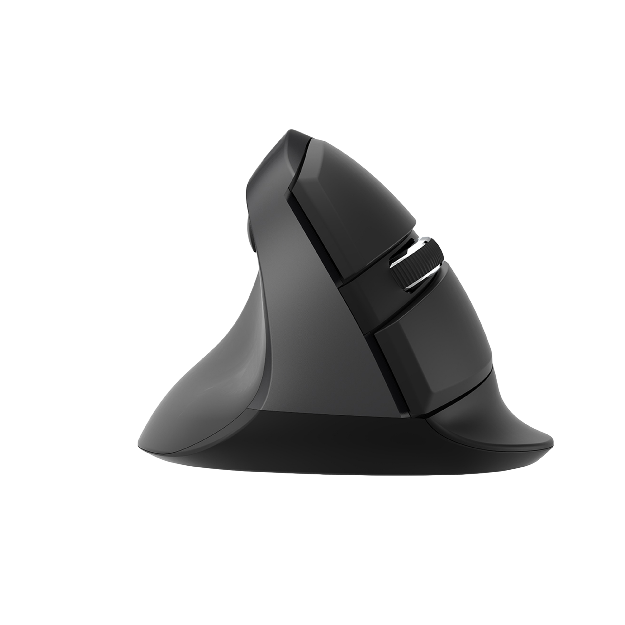 J-Tech Digital - Wireless Vertical Ergonomic Mouse for Left Hand – 4 DPI Settings, 2.4GHz USB Receiver - Wireless - Black