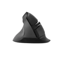 Front. J-Tech Digital - J-Tech Digital Wireless Vertical Ergonomic Mouse for Left Hand – 4 DPI Settings, 2.4GHz USB Receiver - Black.