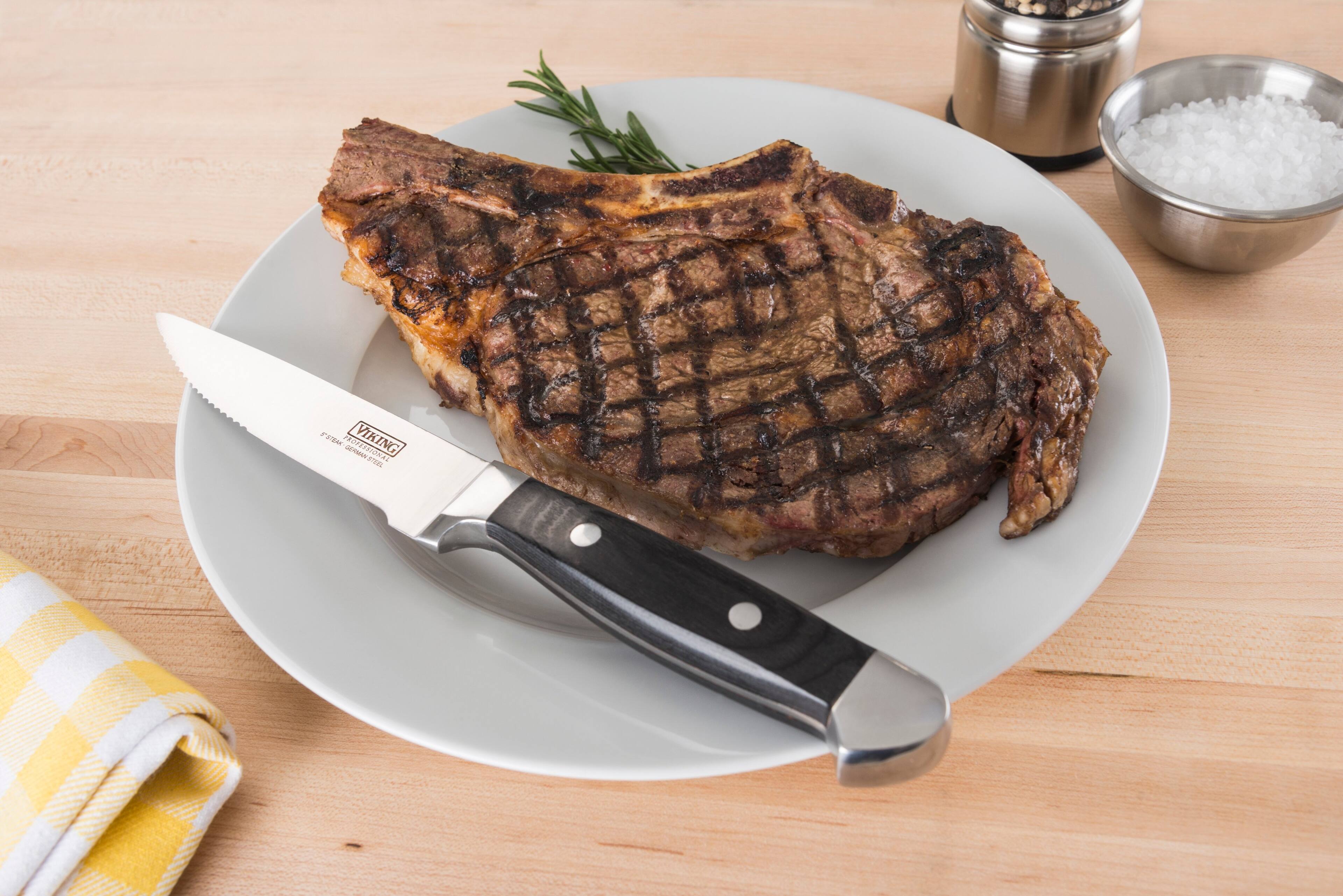 Alt View 16. Viking - Pakkawood 6 Pc Steak Knife Set, with Box - Black.