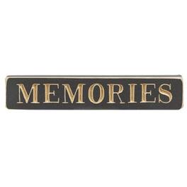BreeBe - MEMORIES Engraved Block 9" - Multi