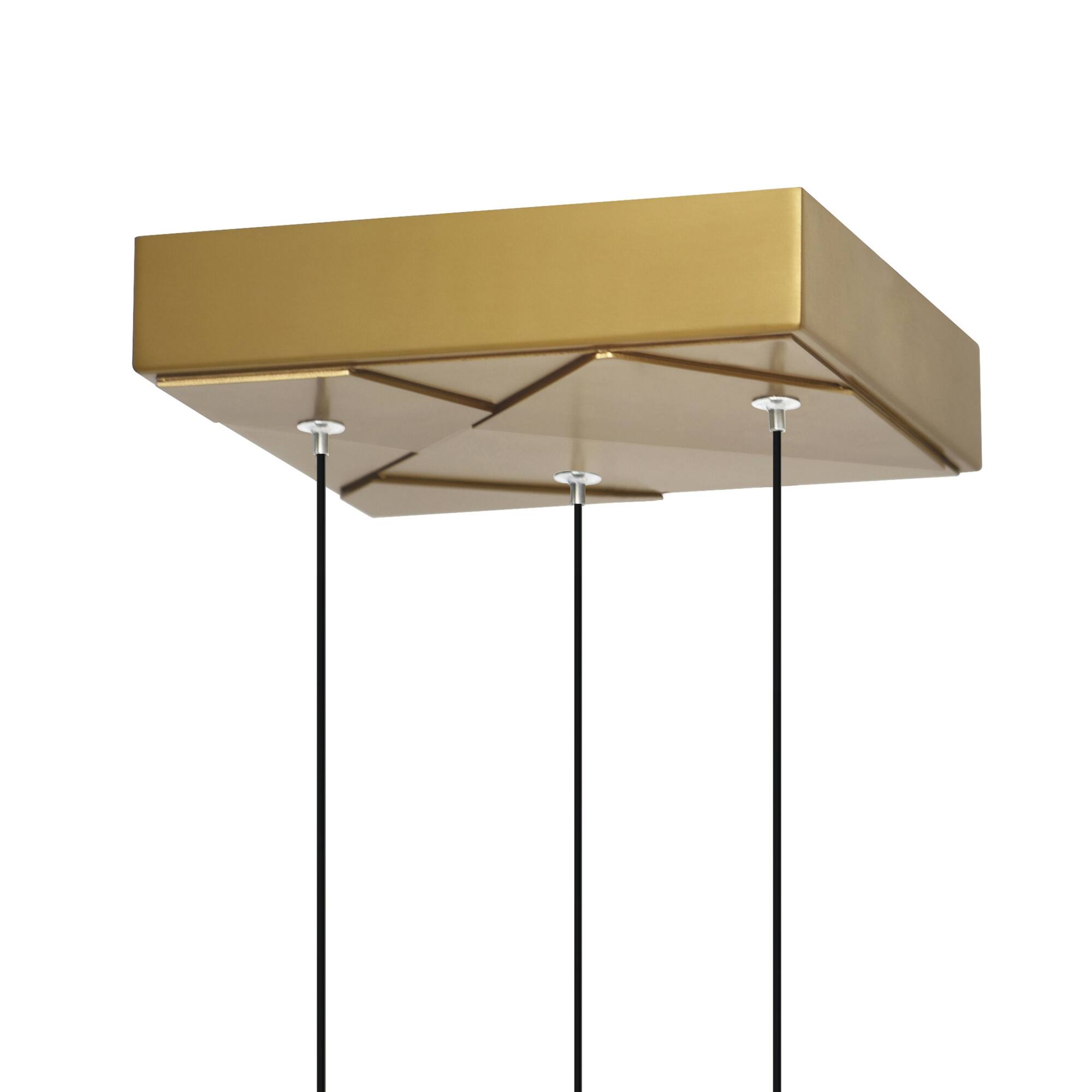 Alt View 2. CWI Lighting - Valira Integrated LED Brass Mini Pendant - Brass.