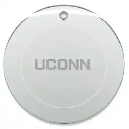 Jardine - UConn Huskies 3'' Glass Round Ornament - Multicolor