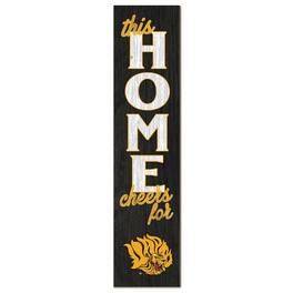Jardine - Arkansas Pine Bluff Golden Lions 12" x 48" This Home Leaner - Black