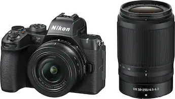 Nikon Z50II 4K Video Mirrorless Camera with Two Zoom Lenses, the Nikon Z50II 4K Video Mirrorless Camera with Two Zoom Lenses, the