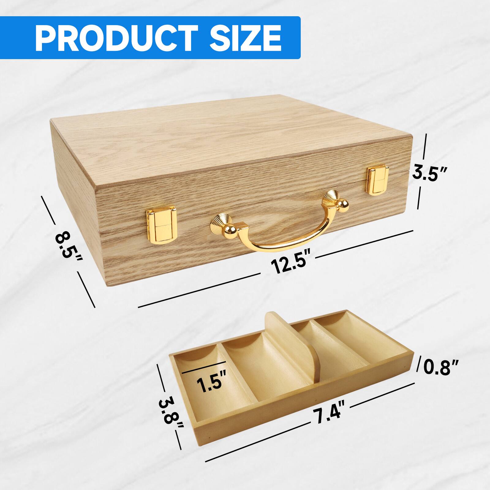PRODUCT SIZE
3.5"
8.5"
12.5"
1.5"
3.8"
7.4"
0.8"