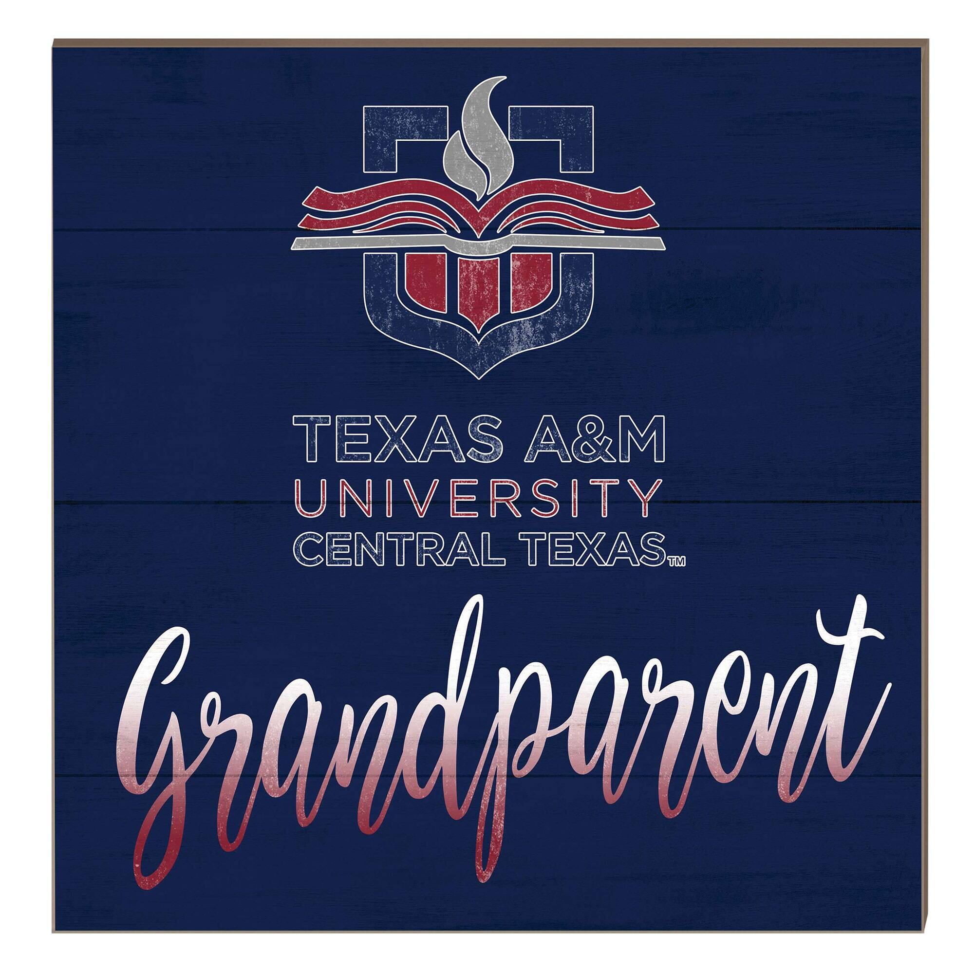 Texas A&M Central Texas Warriors 10" x 10" Grandparent Plaque