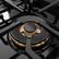 Alt View 8. ZLINE - 30 in. Wide 4 Burner 4.2 cu. ft. Freestanding Paramount Dual Fuel Range with DuoPro Cooktop - Satin Steel/Black Matte.