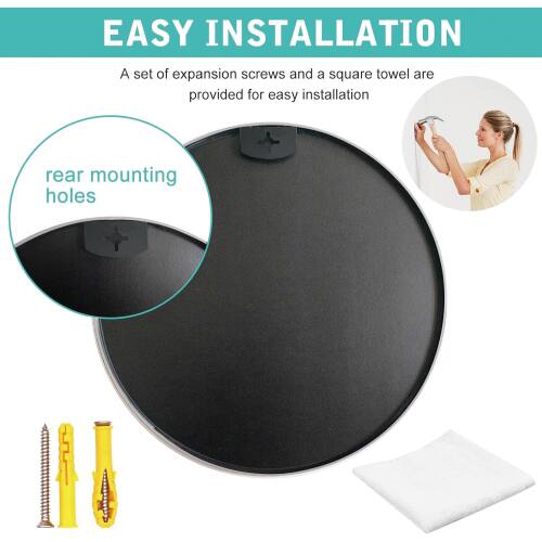 EASY INSTALLATION

A set of expansion screws and a square towel are provided for easy installation

rear mounting holes