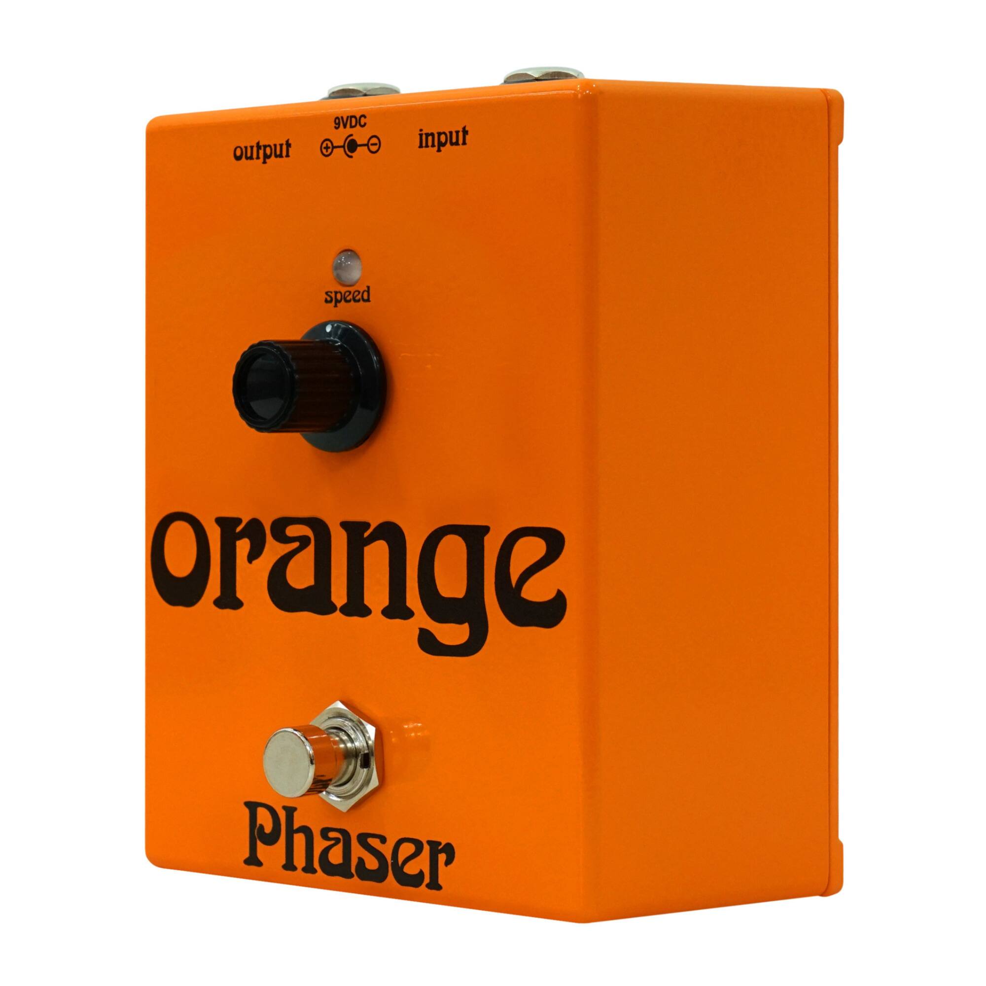 - Output 9VDC
- Input
- Speed
- Orange Phaser