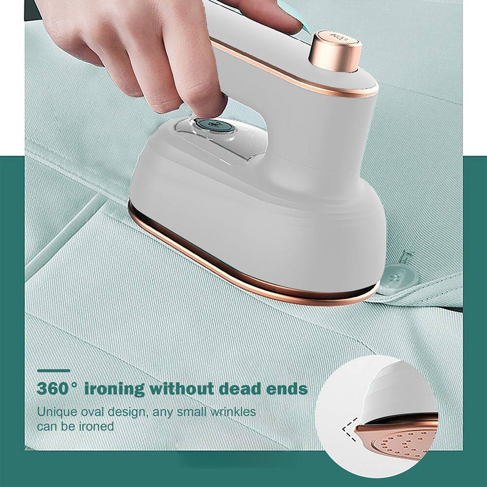 360° ironing without dead ends  
Unique oval design, any small wrinkles can be ironed