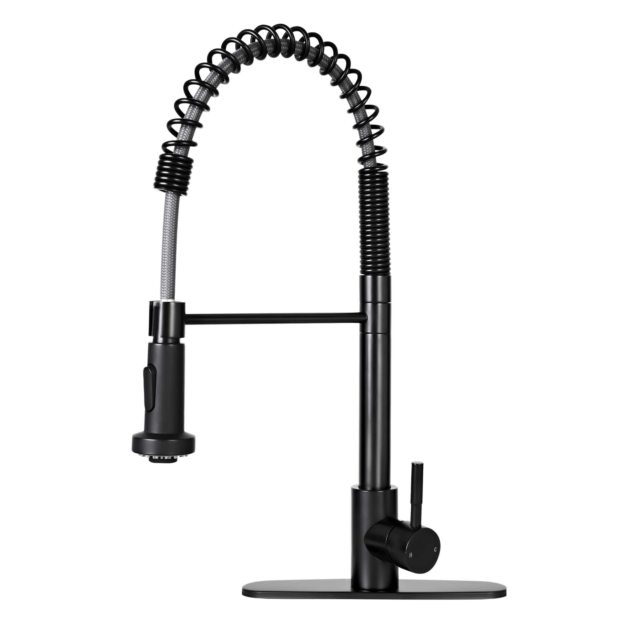 Pre-Rinse Spring Single Handle Stainless Steel Kitchen Faucet with Dual-Function Sprayer price history on PriceWatchPro